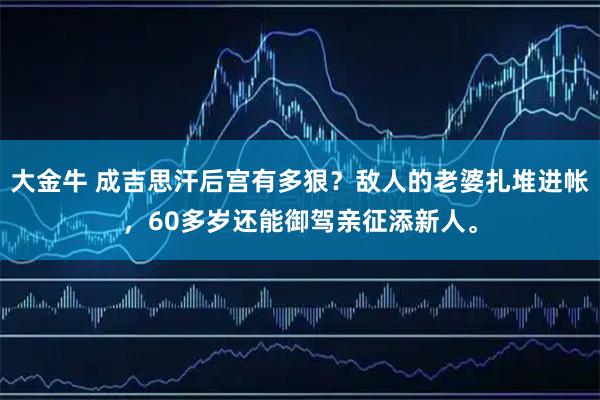 大金牛 成吉思汗后宫有多狠？敌人的老婆扎堆进帐，60多岁还能御驾亲征添新人。